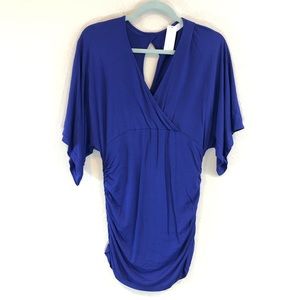 NWT New York & Company Keyhole Jersey Blouse